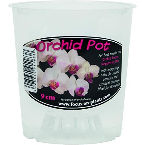 Growth Technology Clear Orchid Pot 9cm