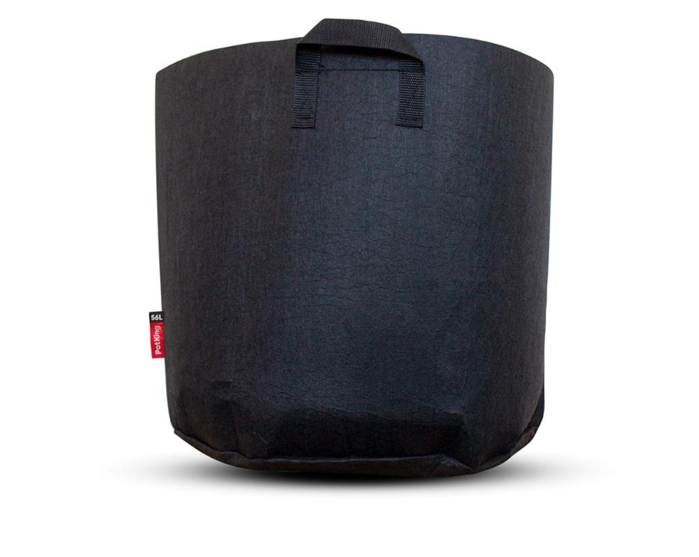 PotKing Round Black Fabric Pot