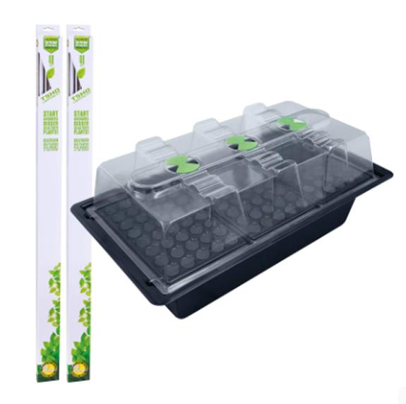 Aeroponic Propagator with 2 T5 Lights