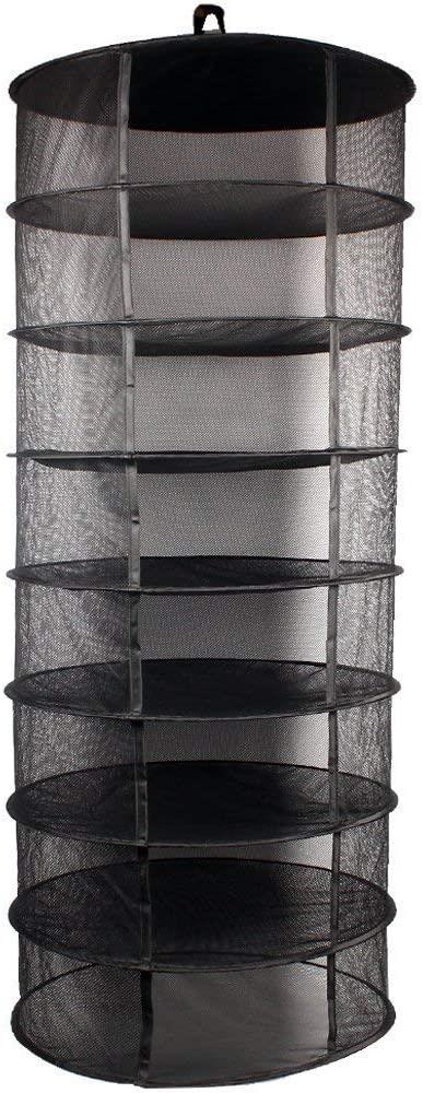 Senua 8-Tier Hanging Drying Net Rack – Efficient Herb & Flower Dryer