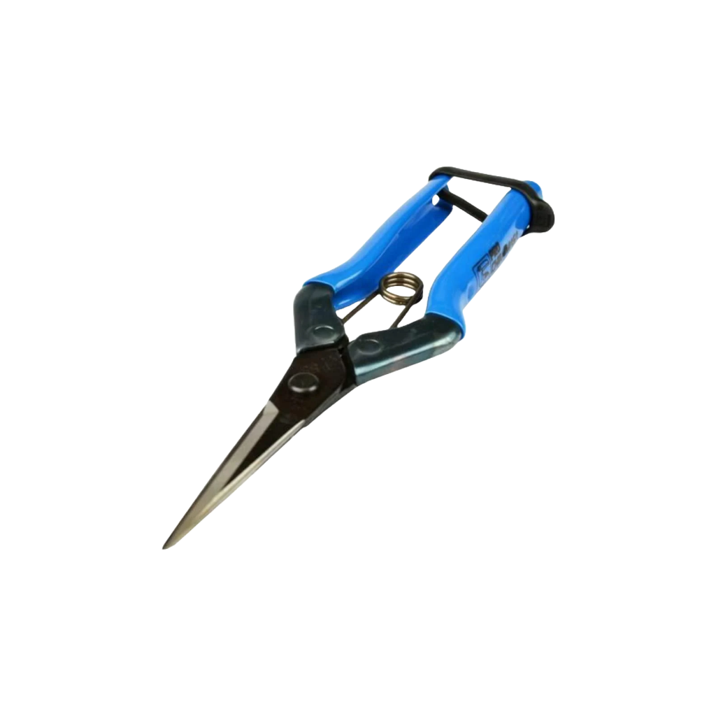 Chikamasa Blue Straight Blade Snips Closed (MAIN)