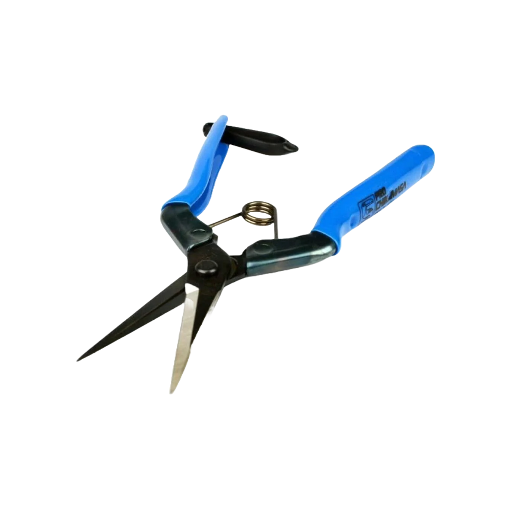 Chikamasa Blue Straight Blade Snips Open (MAIN)