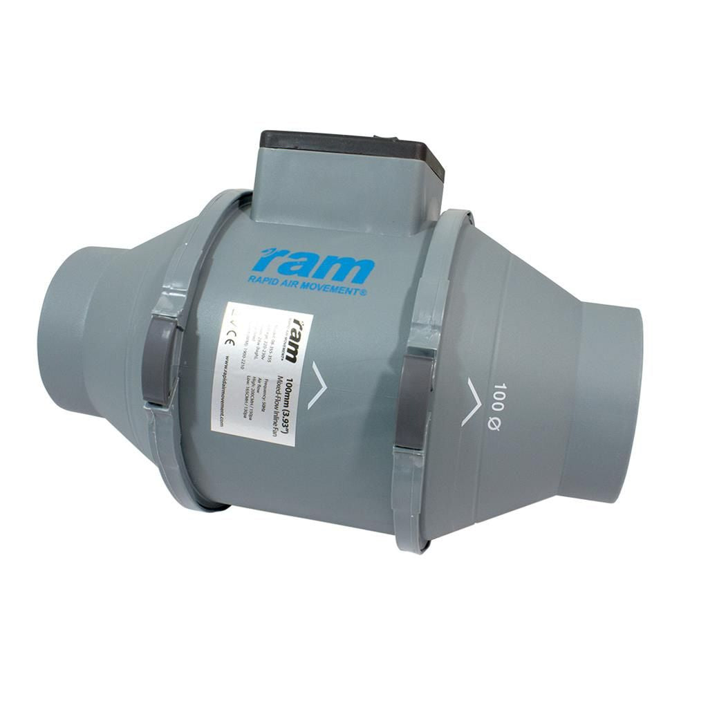 RAM Mixed Flow Fan 100mm