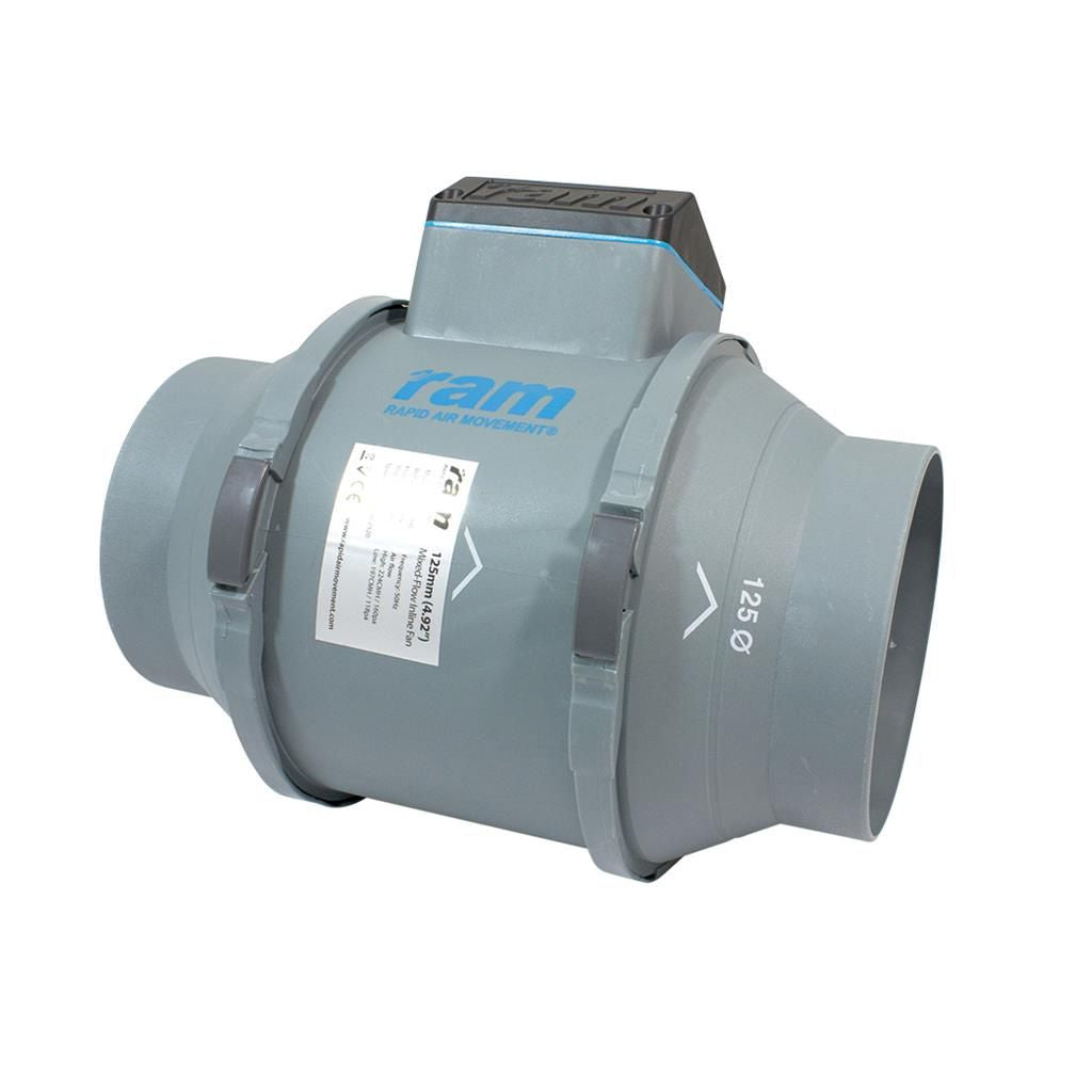 RAM Mixed Flow Fan 125mm