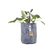 Root Pouch Grey Fabric Pots