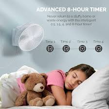 Senelux 10-Inch Oscillating Wall Mounted Fan