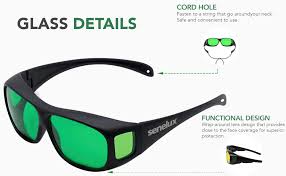 Senelux Indoor Hydroponics LED Grow Room Glasses with Glasses Case