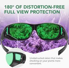 Senelux Indoor Hydroponics LED Grow Room Glasses with Glasses Case