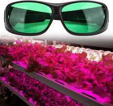 Senelux Indoor Hydroponics LED Grow Room Glasses with Glasses Case