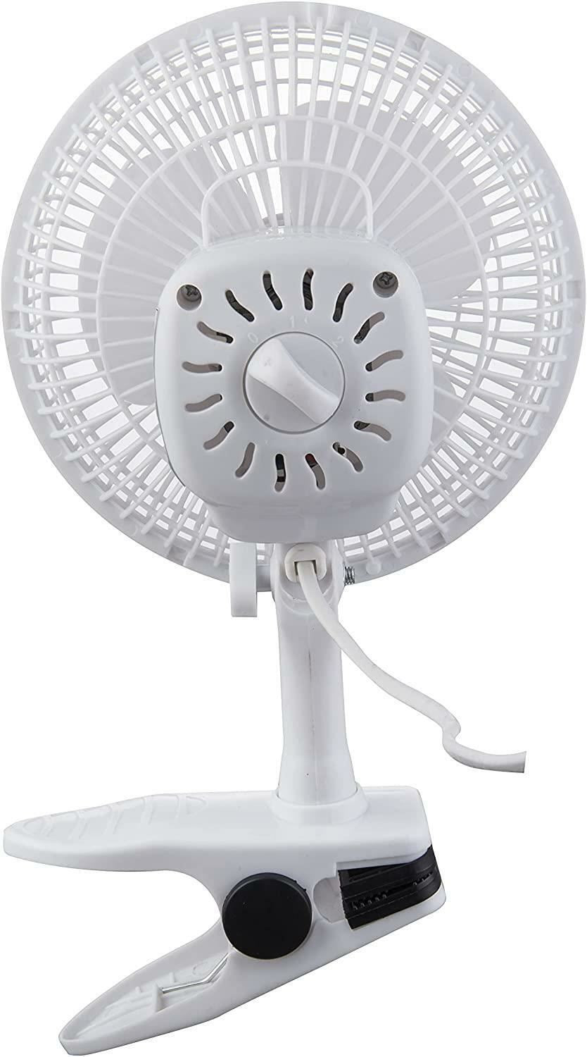 Senelux 6-Inch (15cm) Clip-On Fan – 2 Speeds