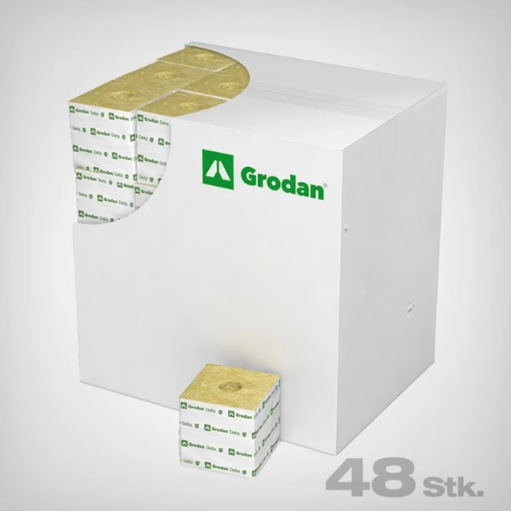 Grodan Delta Blocks - 150mm x 150 x 142 (6") Large Hole