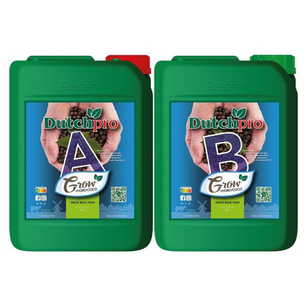 DutchPro Coco/Hydro Grow A&B (Hard Water) 5 Litre