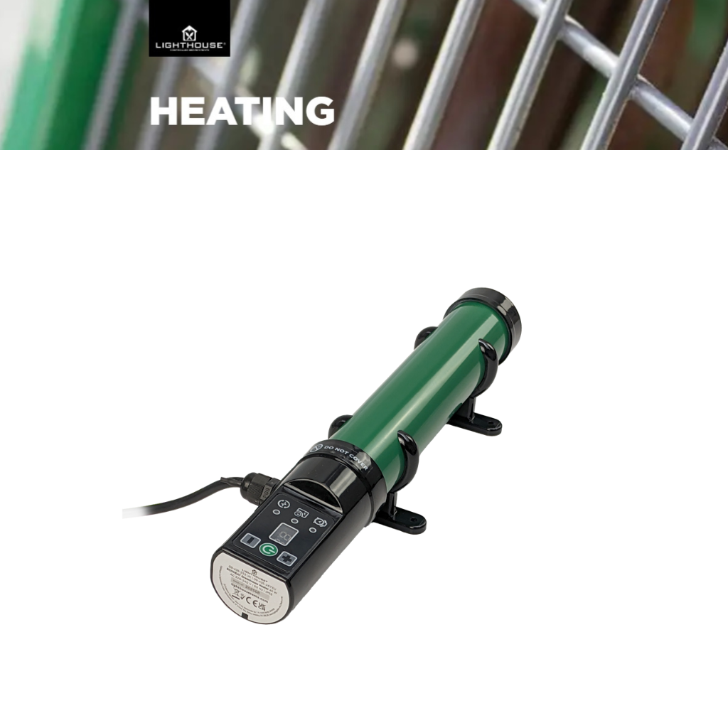 LightHouse ECOHEAT Tube Heater - Thermostat – Senua Hydroponics