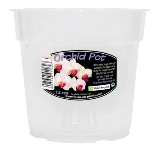 Growth Technology Clear Orchid Pot 15cm