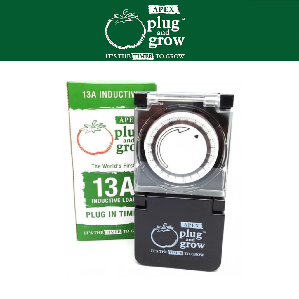 Apex Plug & Grow 24-Hour Single Plug Timer – 13A