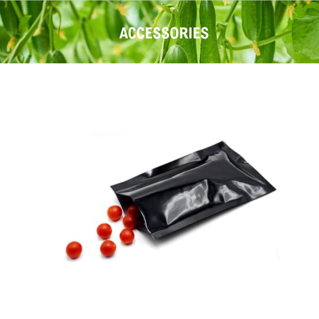 Metallised Heat Seal Bags - Black