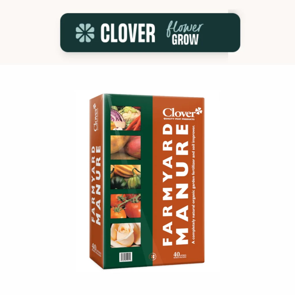 Clover Farmyard Manure 40 Litre – Natural Organic Soil Improver