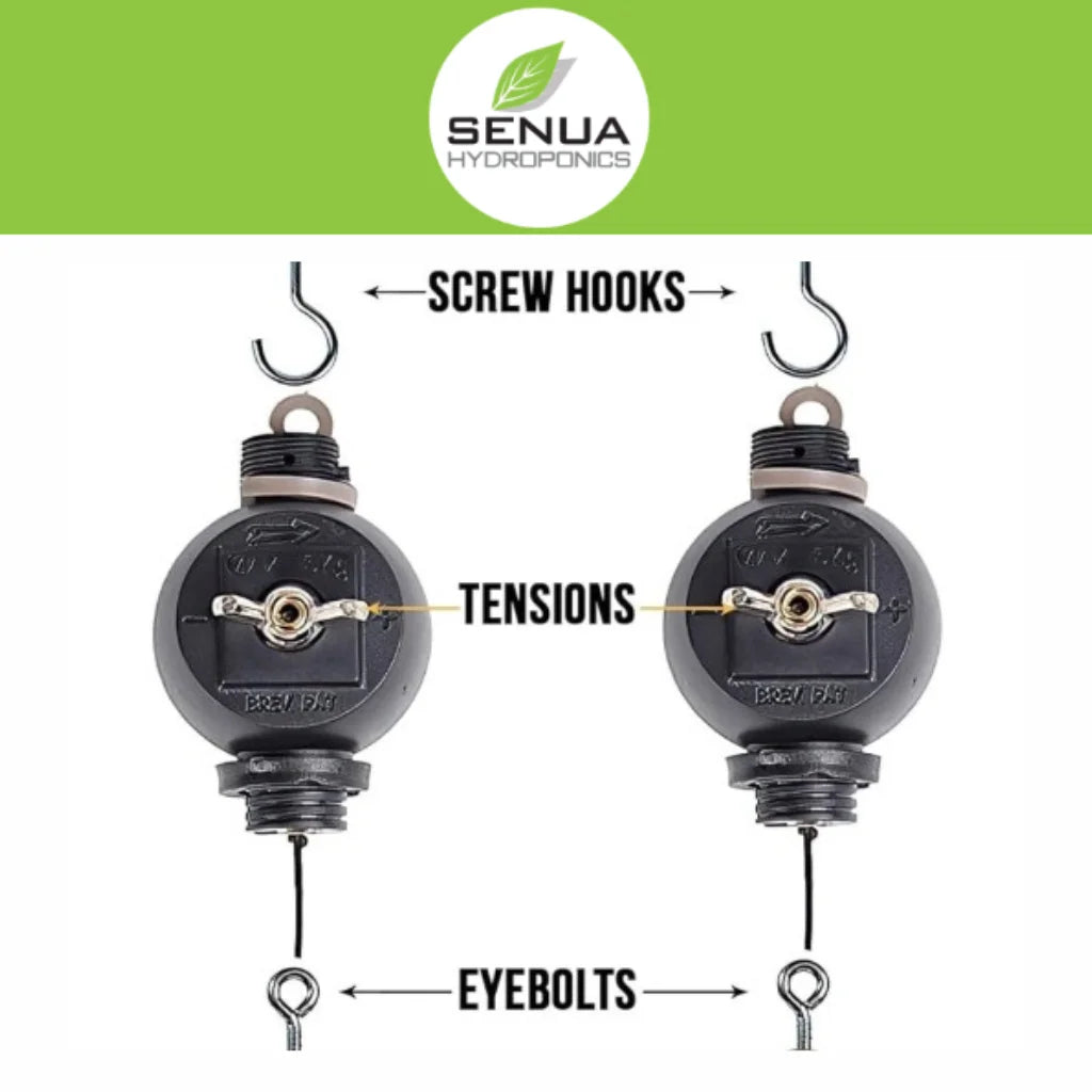 Senua YoYo Adjustable Grow Light Hangers pic 1