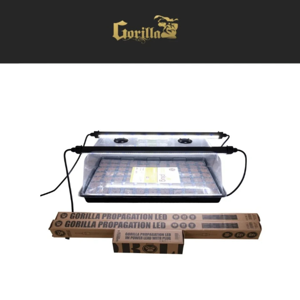 Gorilla Flexible Propagator 56 x 36 x 22cm With 2 x 60CM LED Propagator Strips main