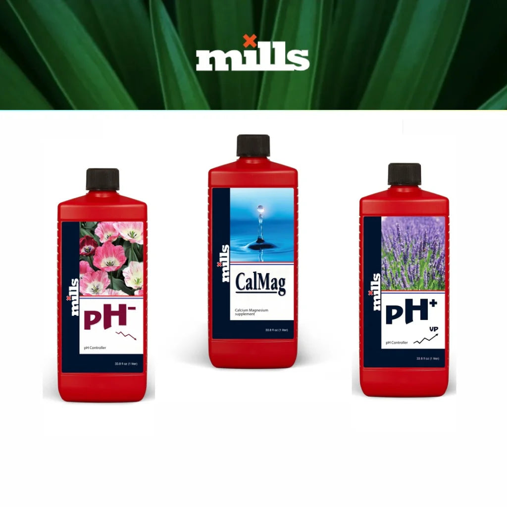 Mills Deficiency Correction Kit – pH Up, pH Down & CalMag 1L