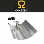 Omega Grow Light Reflector for HPS or Metal Halide E40 Lamps. 5m Lead.