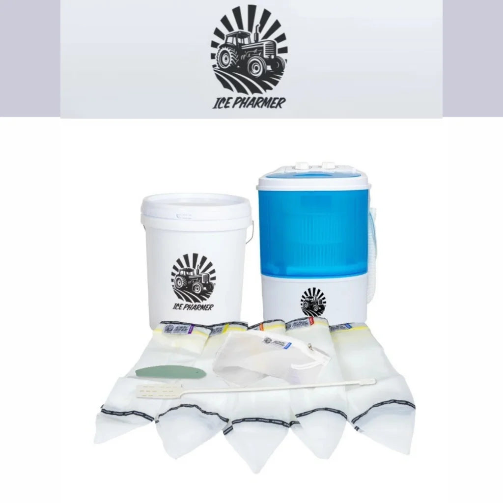 IcePharmer All Mesh 5-Tier Filter Bag Kit – 20L Bucket,Paddle,Scraper & washing machine3kg