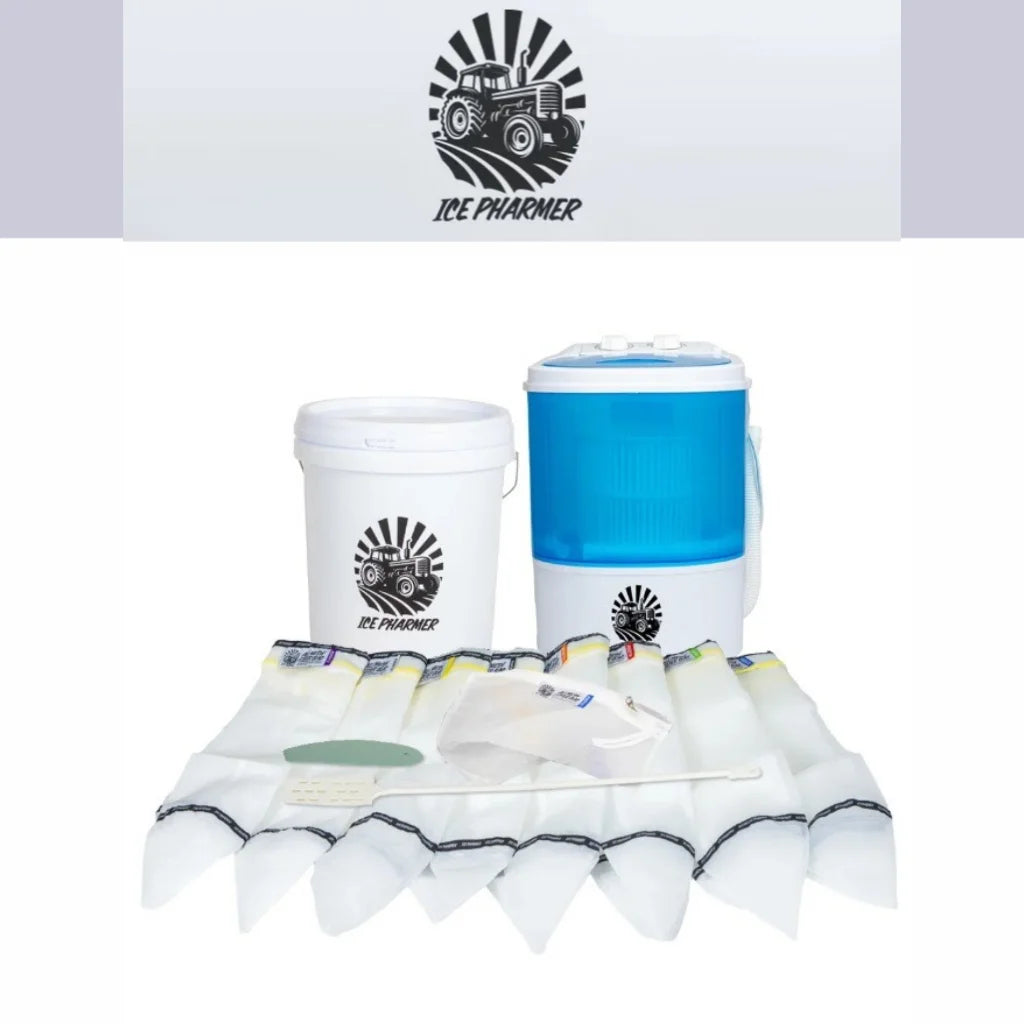IcePharmer All Mesh 8-Tier Filter Bag Kit – 20L Bucket,Paddle,Scraper & washing machine3kg