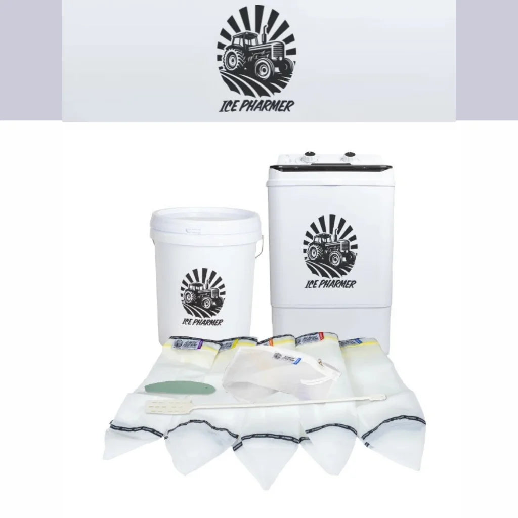 IcePharmer All Mesh 5-Tier Filter Bag Kit – 20L Bucket,Paddle,Scraper & washing machine 4-7kg