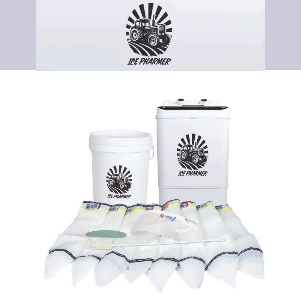 IcePharmer All Mesh 8-Tier Filter Bag Kit – 20L Bucket,Paddle,Scraper & washing machine 4-7kg