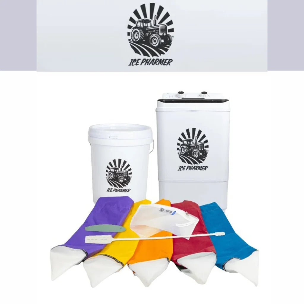 IcePharmer All Fabric Filter Bag Kit With 20L Bucket, Washing Machine, All Mesh Work Bag, Silicon Scraper & Paddle 4-7 kg 5 tier