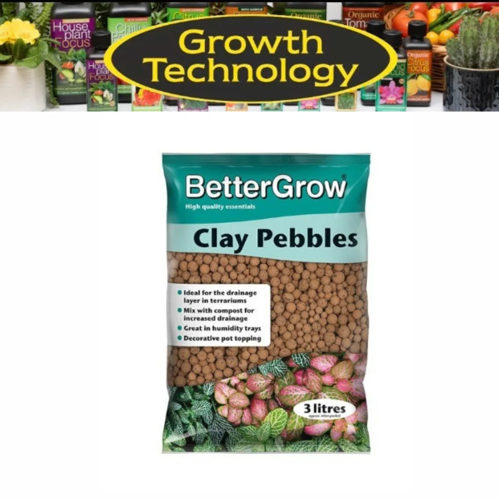 Growth Technology Better Grow Clay Pebbles 3 litre
