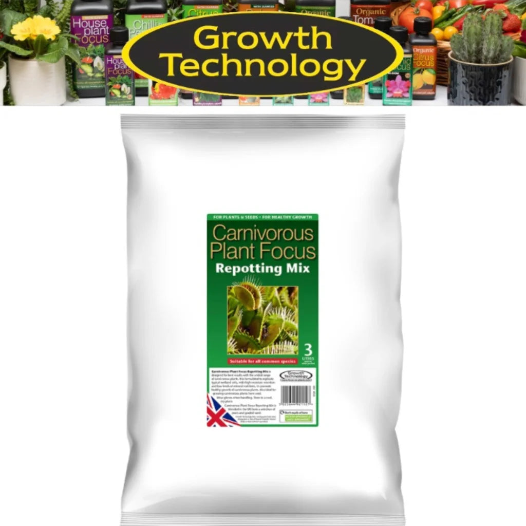 Growth Technology Carnivorous Plant Focus Repot Mix 3L