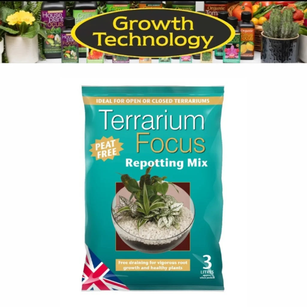 Growth Technology Terrarium Focus Repot 3L