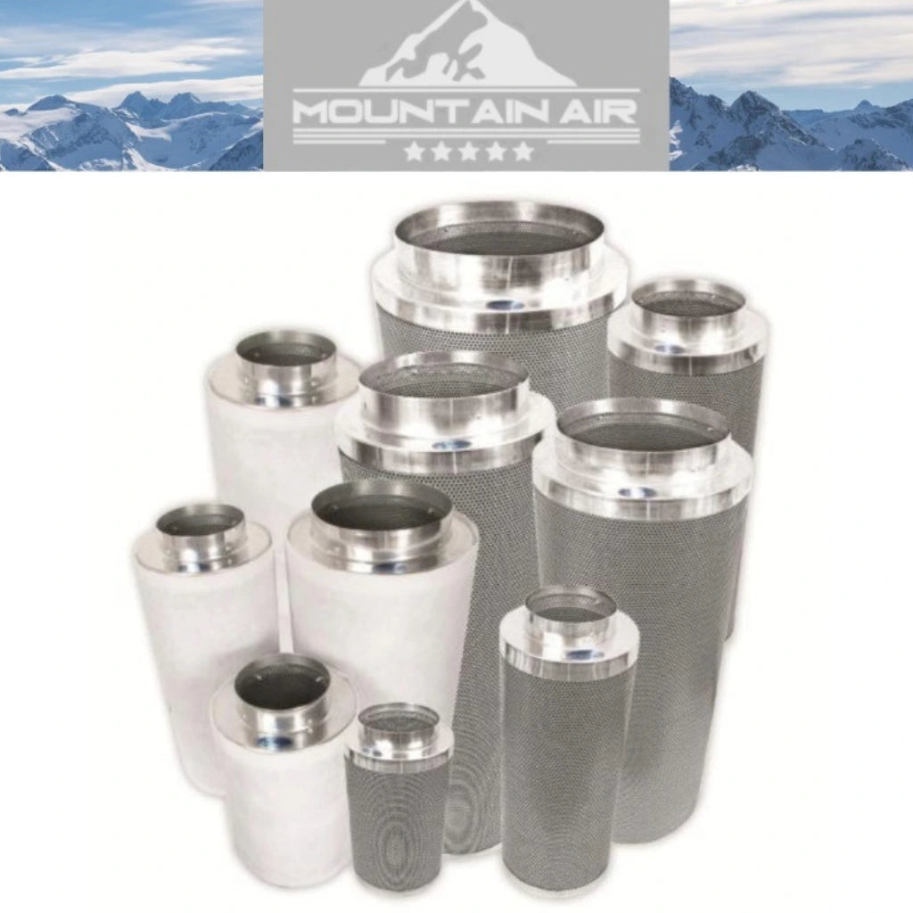 Mountain Air Carbon Filter – Premium Australian Activated Carbon, Heavy Duty Hydroponic Grow Room Odour Control &amp; Air Extraction Filter