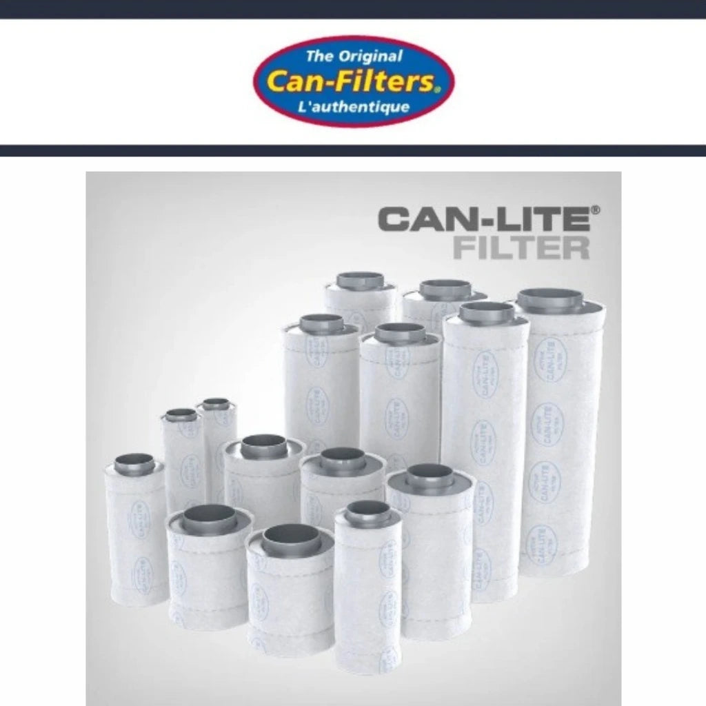 Can-Filters Can-Lite Carbon Filter – Lightweight Activated Carbon Odour Control Filter for Hydroponic Grow Rooms &amp; Air Extraction