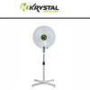 Krystal 16” Oscillating Pedestal Fan (Cross X Base)