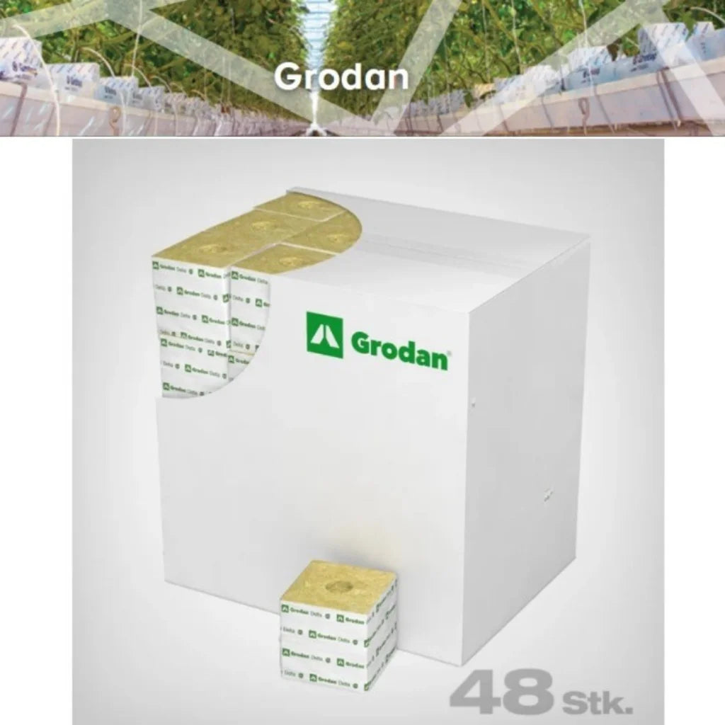 Grodan Delta Blocks - 150mm x 150 x 142 (6") Large Hole