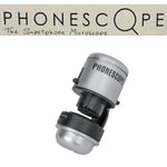 PHONESCope smartphone microscope on a white background