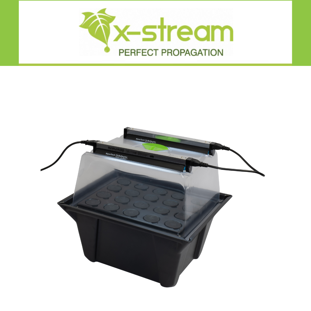 X-Stream Aeroponic Propagator with SunBlaster T5 Lights