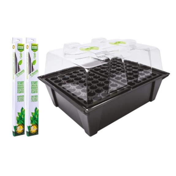 Aeroponic Propagator with 2 T5 Lights