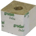 Grodan Delta Blocks - 75mm x 75 x 65 (3") Small Hole