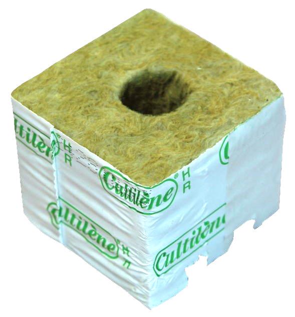 Grodan Delta Blocks - 75mm x 75 x 65 (3") Small Hole