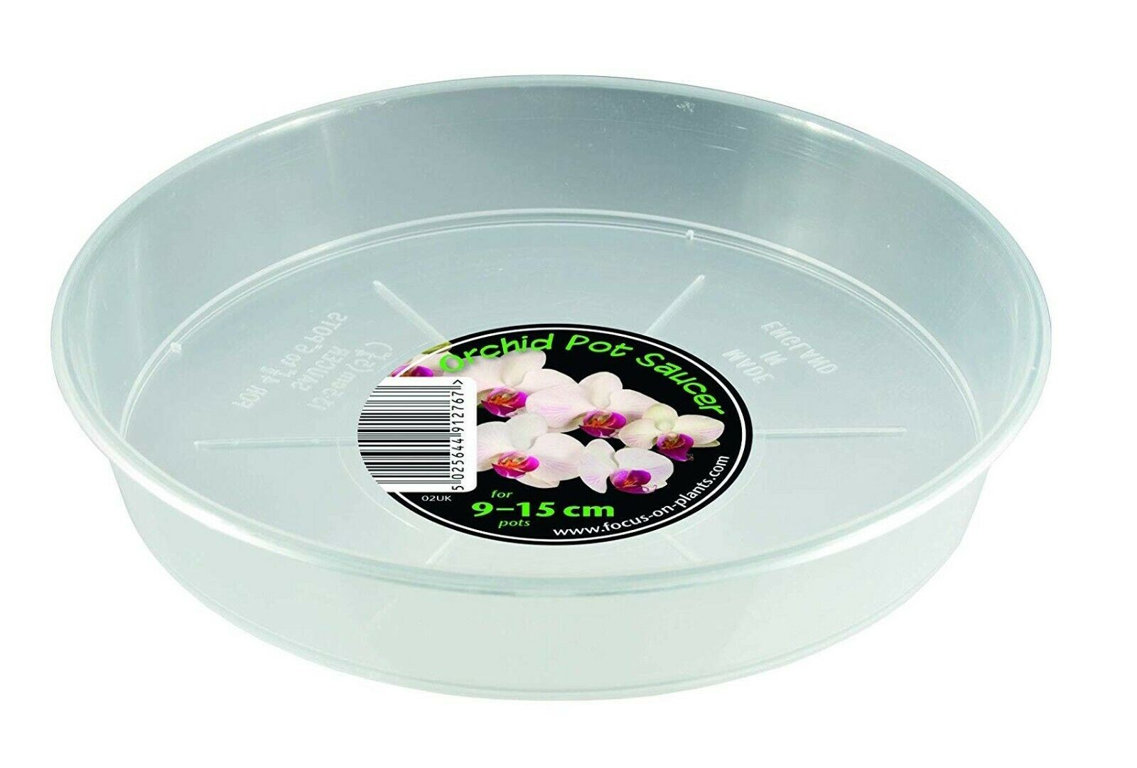 Growth Technology Clear Orchid Saucer 9-15cm