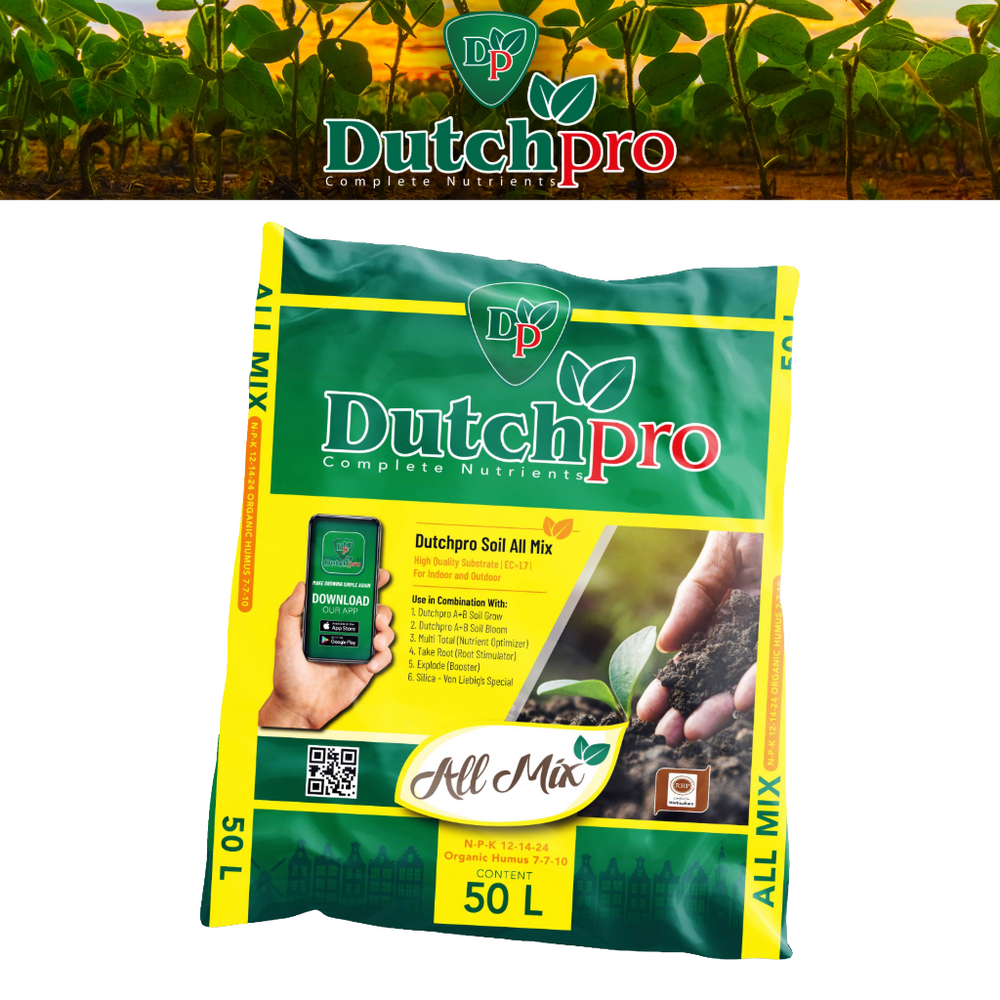 DutchPro Pro Soil All Mix 50L – Premium Growing Medium for Optimal ...