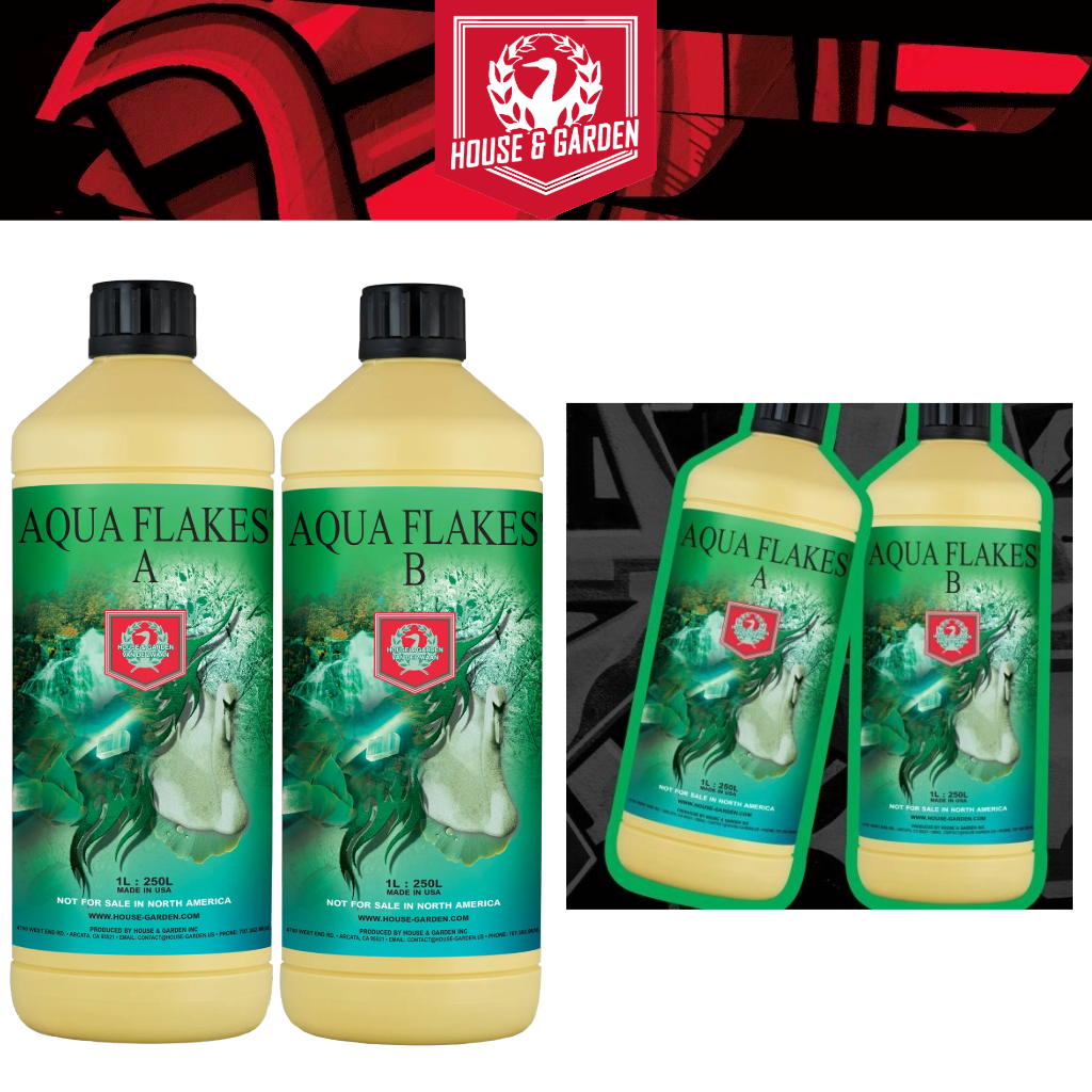 House and Garden Aqua Flake A&B