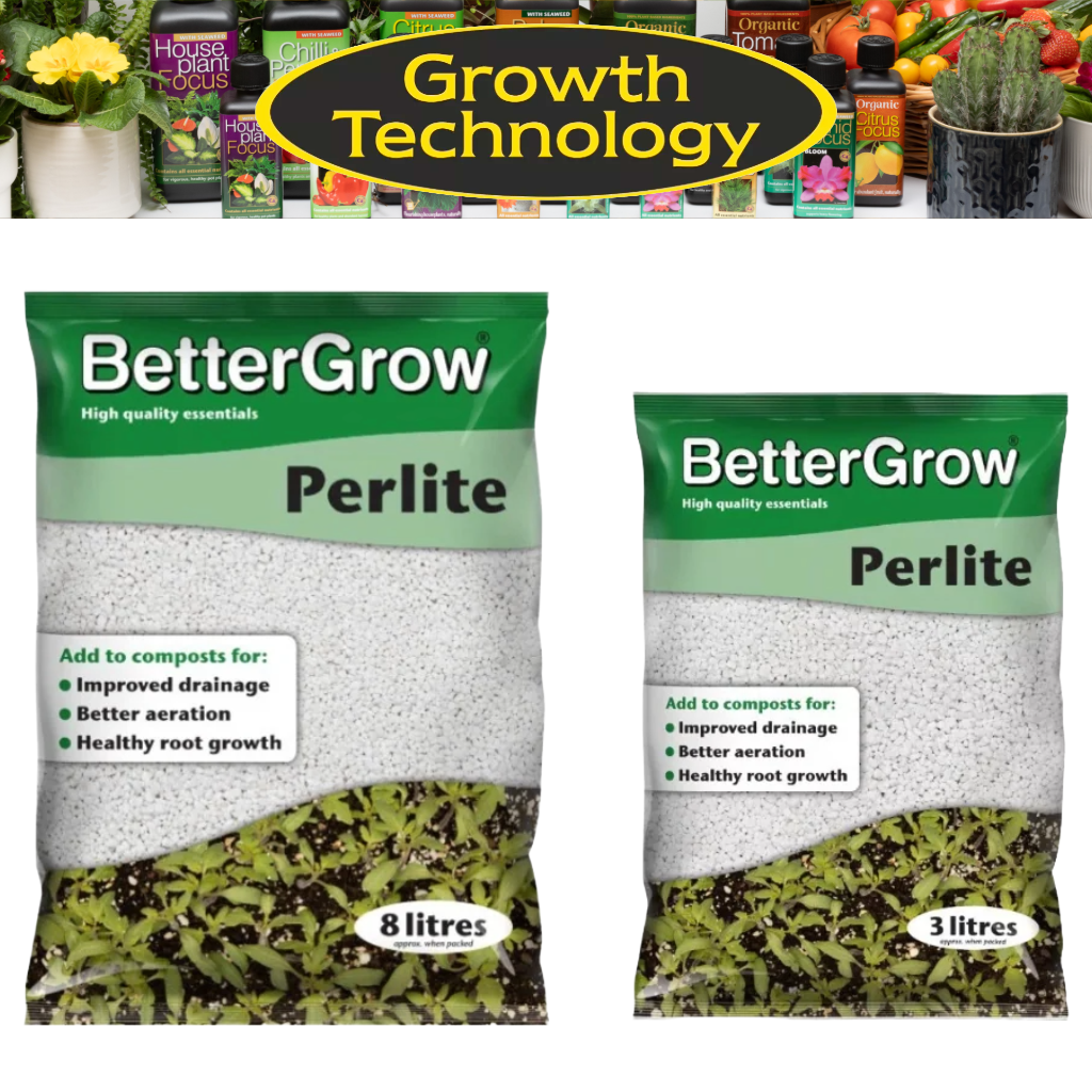 BetterGrow Perlite Plant Soil Additive Bag Growth Technology