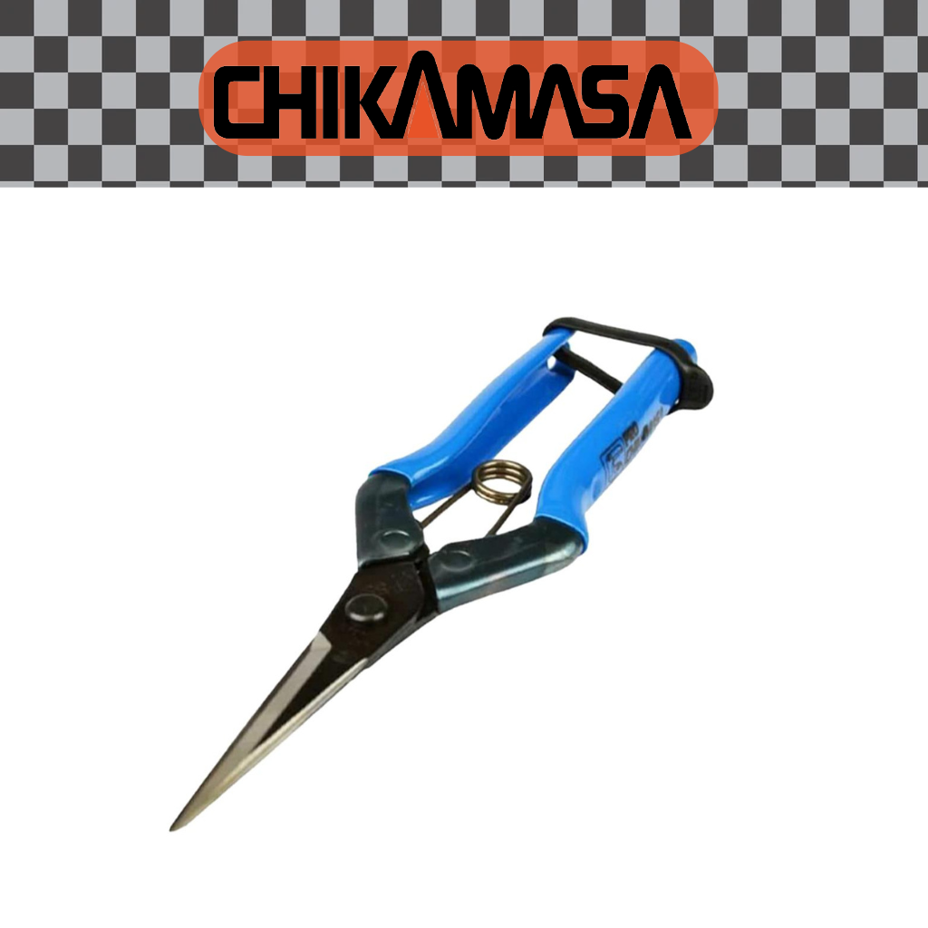 Chikamasa T-552 Trimming Pruning Snips Straight Blue