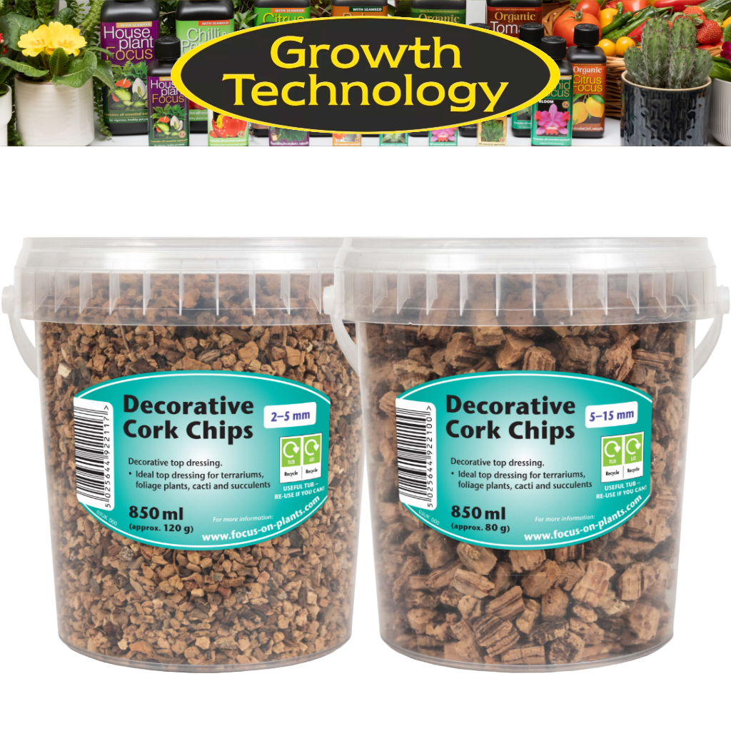 Growth Technology Terrarium Decorative Grit Cork Chips