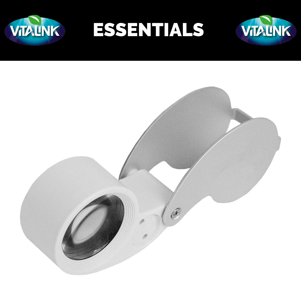 Essentials Illuminated Magnifier Loupe 30x