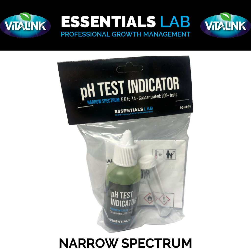 Essentials Lab pH Narrow Spectrum Test Indicator Kit